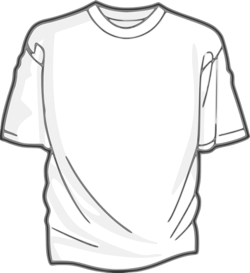 Blank T Shirt Graphic Outline PNG Image