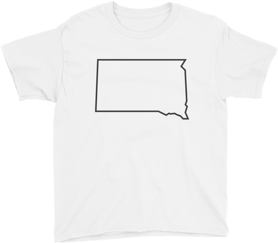 Blank T Shirtwith Black Outline PNG Image