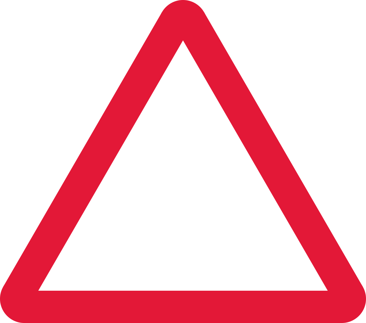 Blank_ Triangular_ Road_ Sign PNG Image