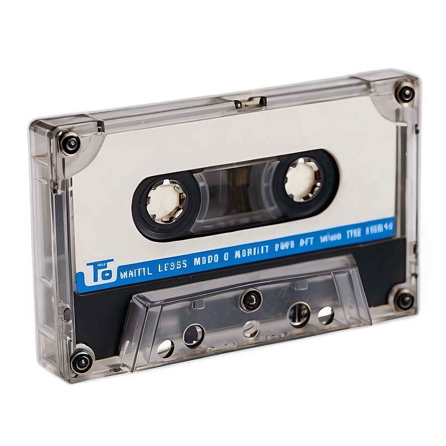 Blank White Cassette Tape Png Kns63 PNG Image