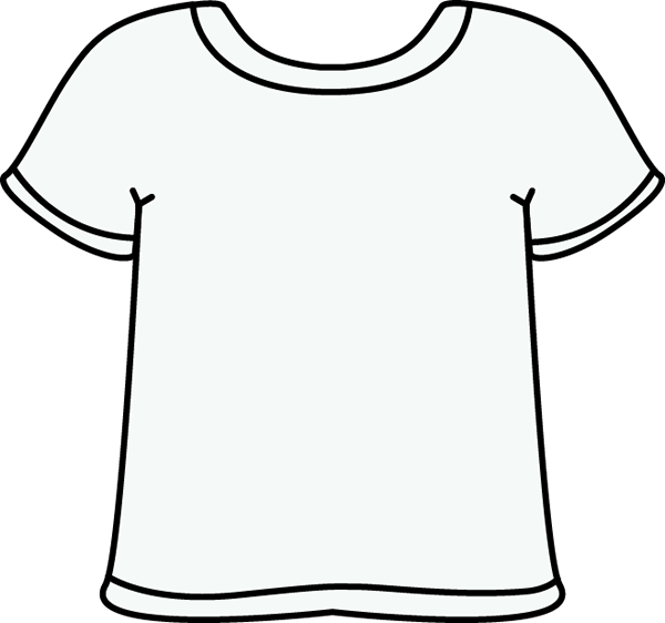 Blank White T Shirt Graphic PNG Image