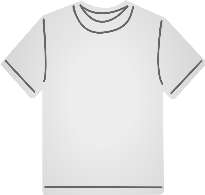 Blank White T Shirt Graphic PNG Image