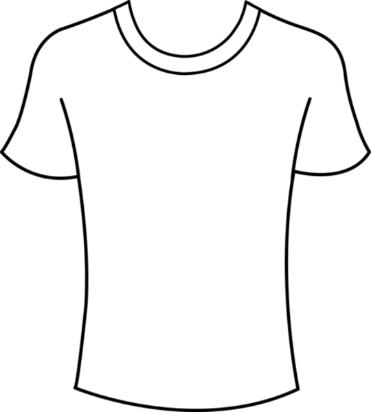 Blank White T Shirt Template PNG Image