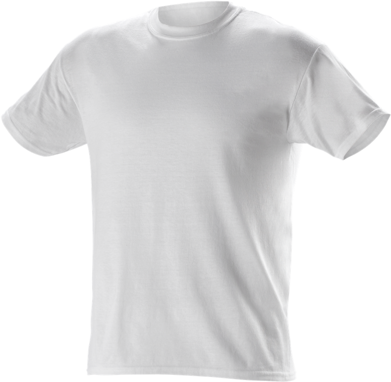 Blank White T Shirt Template PNG Image