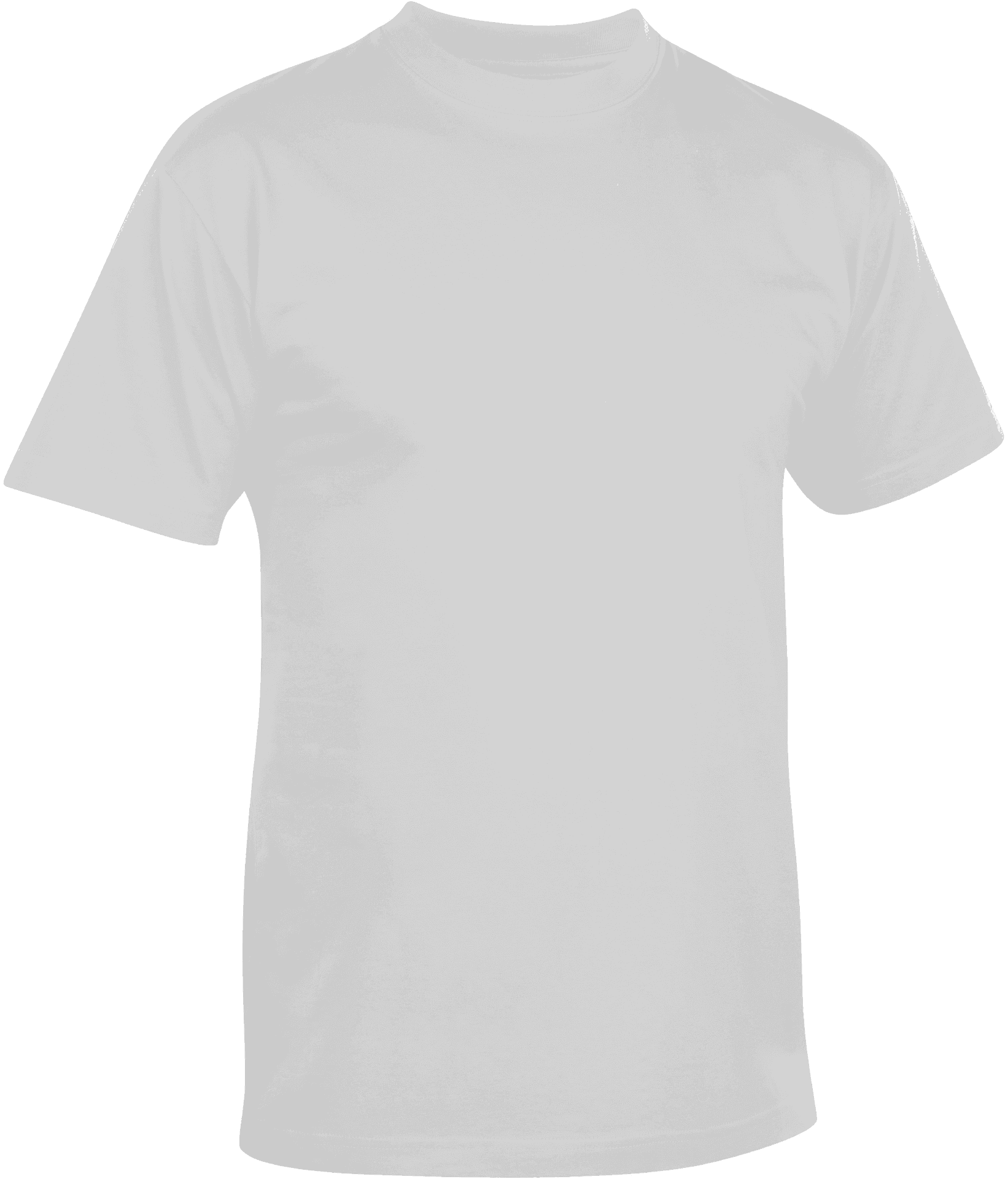 Blank White T Shirt Template PNG Image