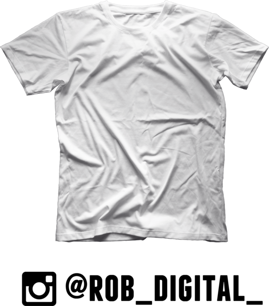 Blank White T Shirt Template PNG Image