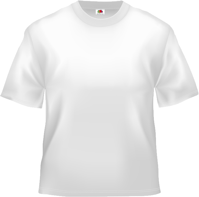 Blank White T Shirt Template PNG Image