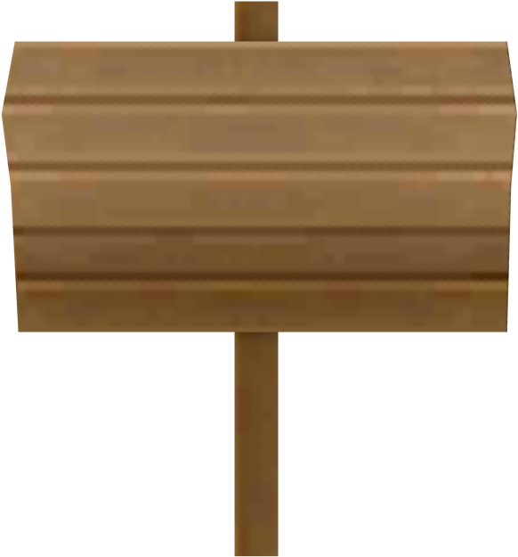 Blank Wooden Sign Placard PNG Image