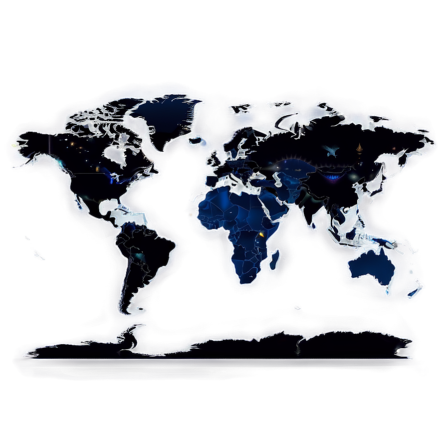 Blank World Map Vector Png 83 PNG Image