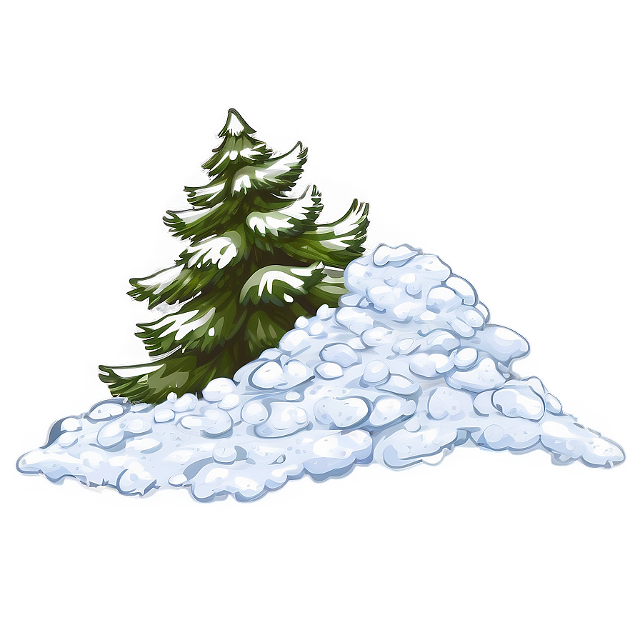 Blanket Of Snow Pile Png Kof PNG Image