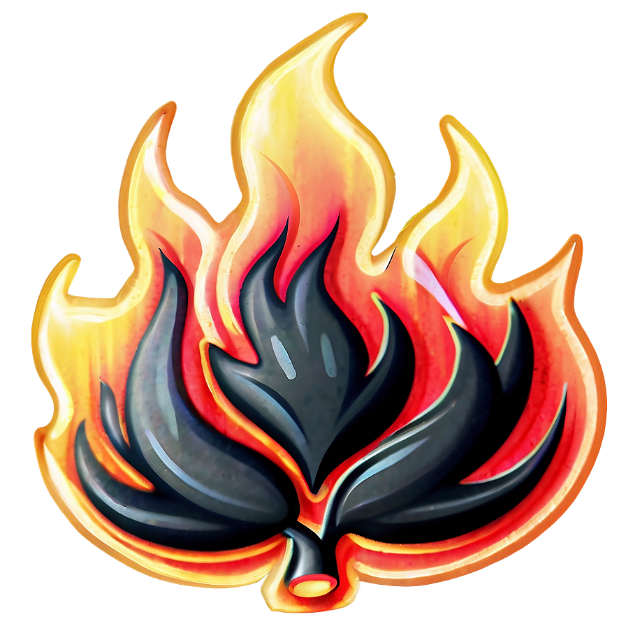 Blaze Fire Emoji Symbol Png 69 PNG Image