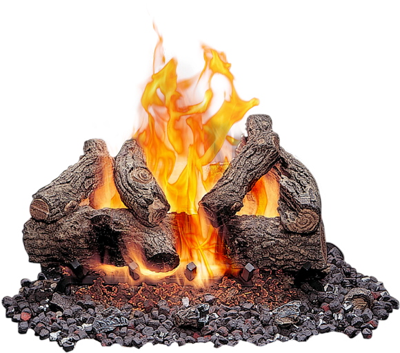 Blazing Firewood Transparent Background.png PNG Image