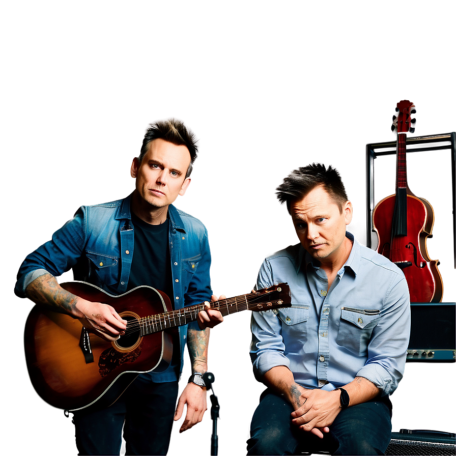 Blink-182 Acoustic Performance Picture Png Ane PNG Image