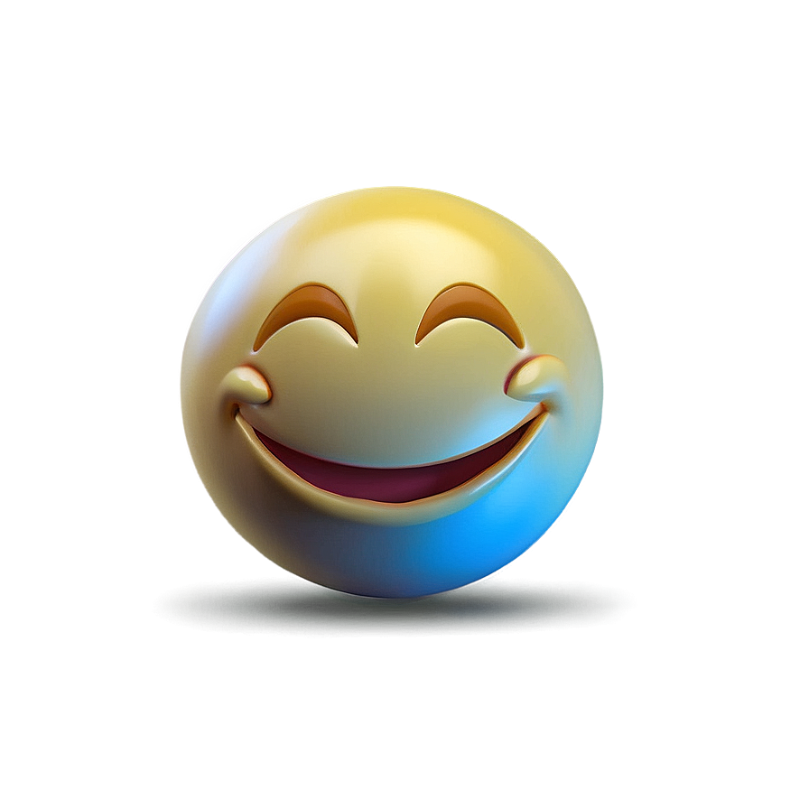 Blissful Smile Emoji Png 42 PNG Image