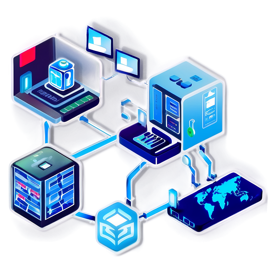 Blockchain And Iot Integration Png 4 PNG Image