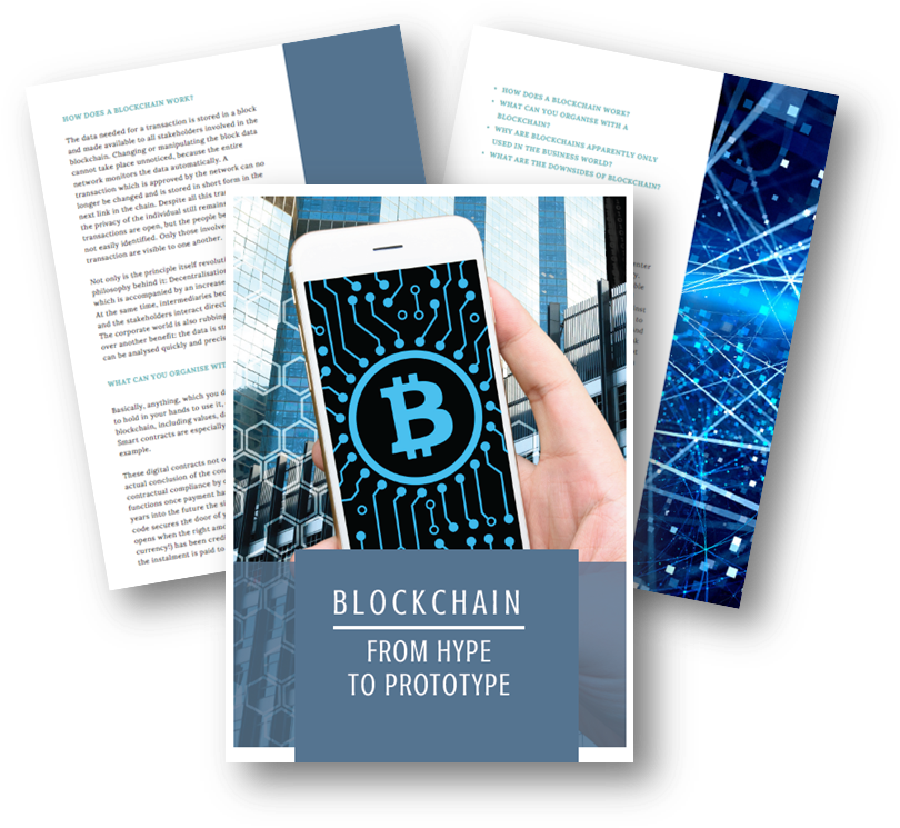 Blockchain Technology Explained Mobile Display PNG Image