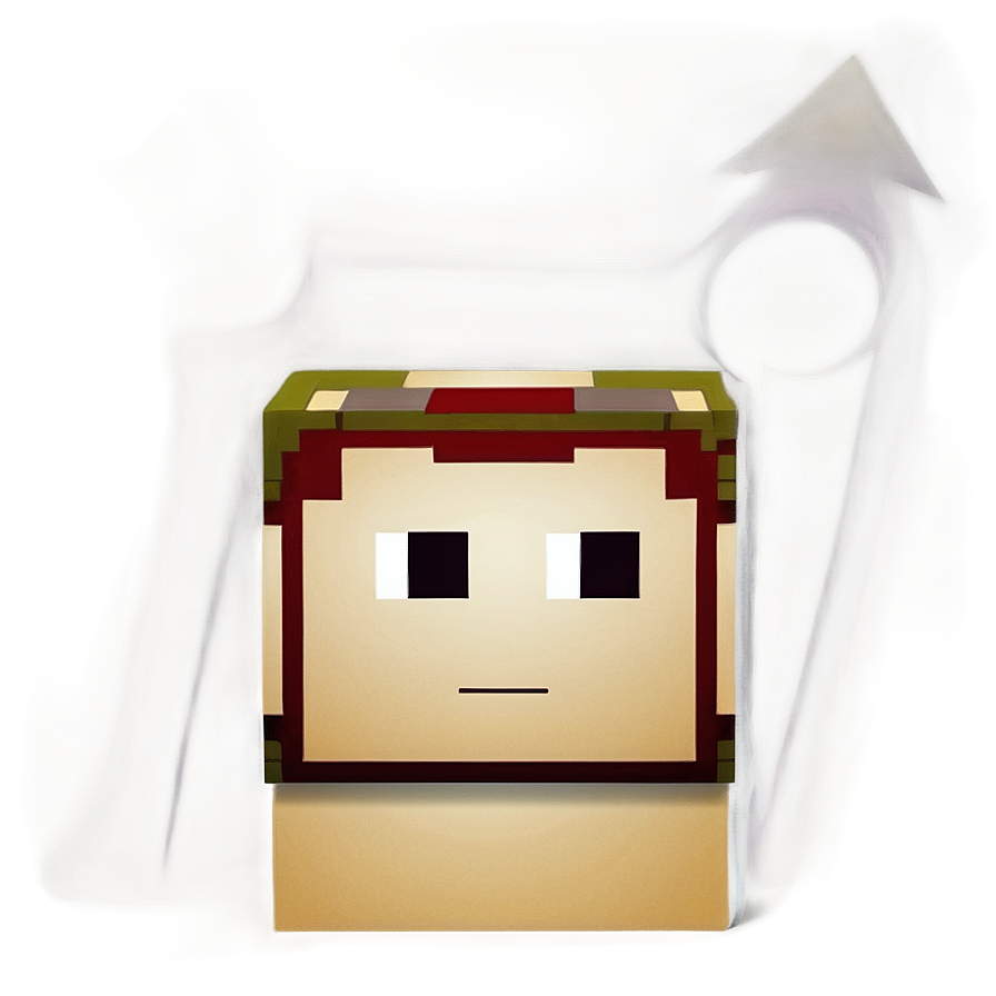 Blocky Steve Head Icon Png Bcv PNG Image