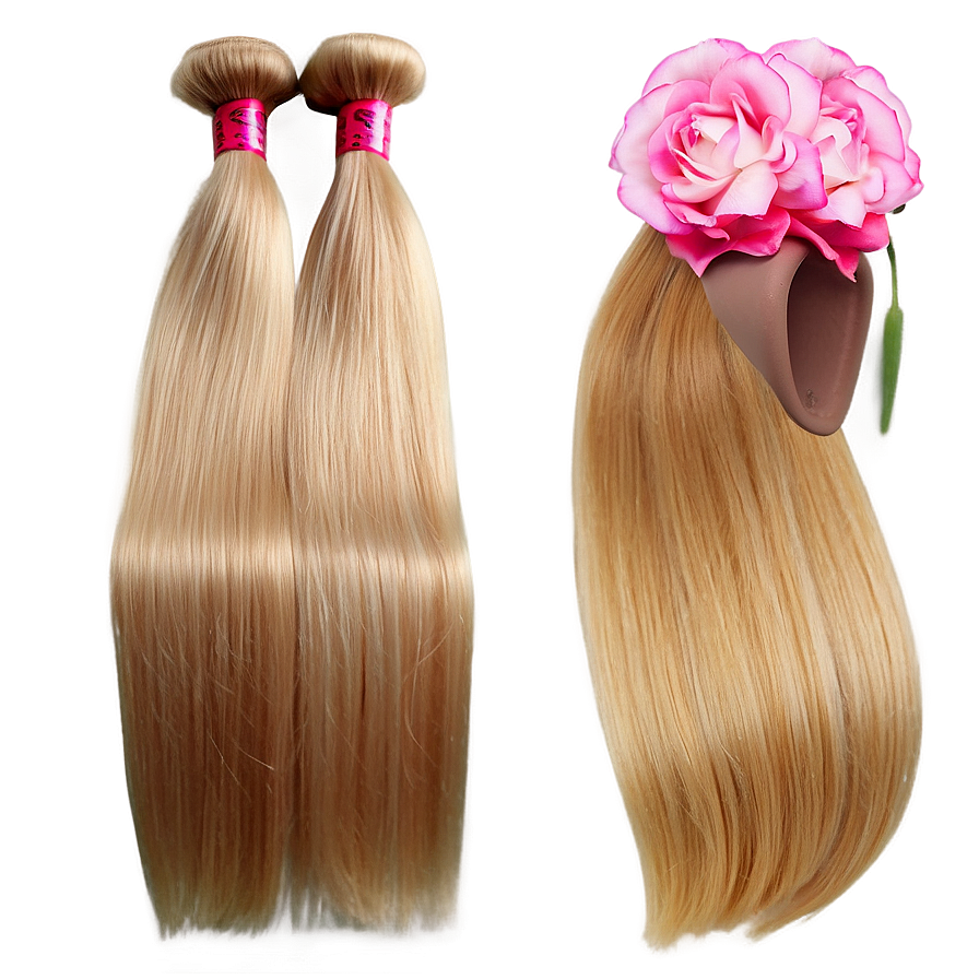 Blonde Hair Bundles Png Kje58 PNG Image