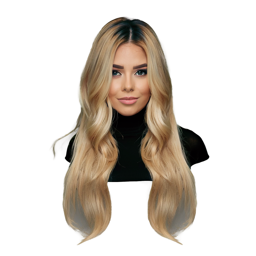 Blonde Hair Underneath Png 86 PNG Image