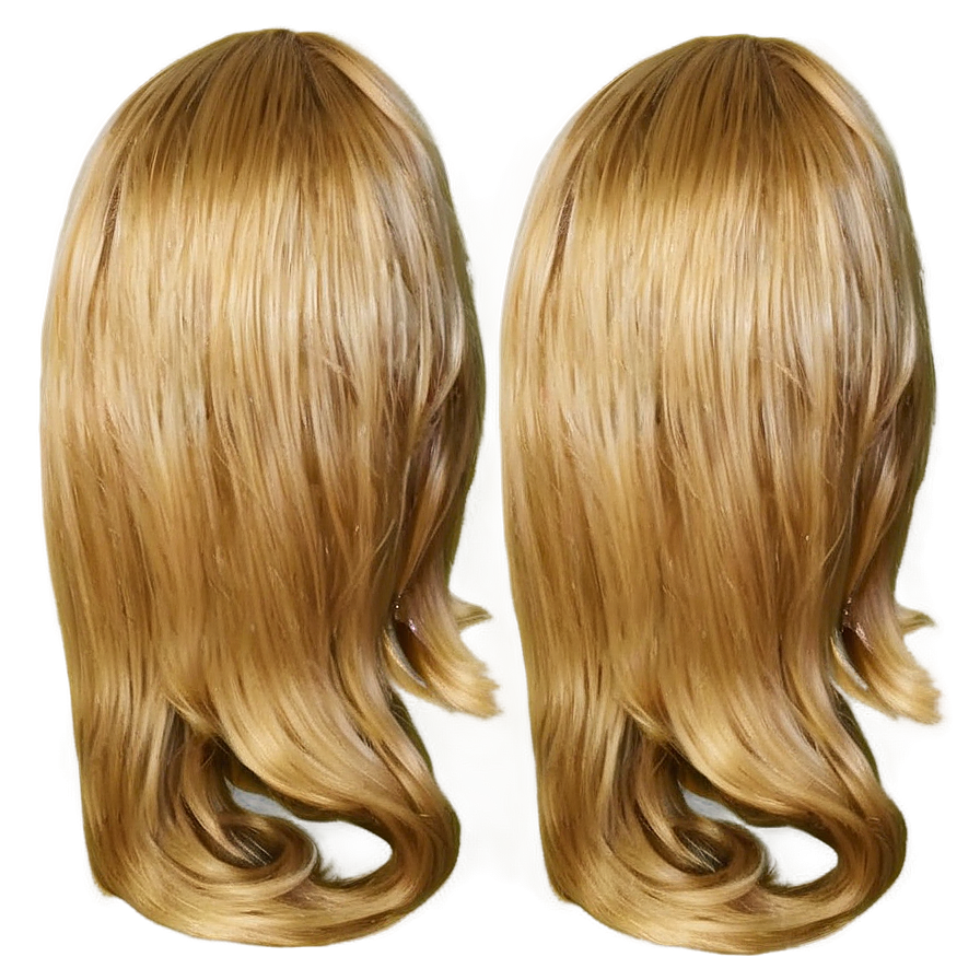 Blonde Wig Png Kab PNG Image