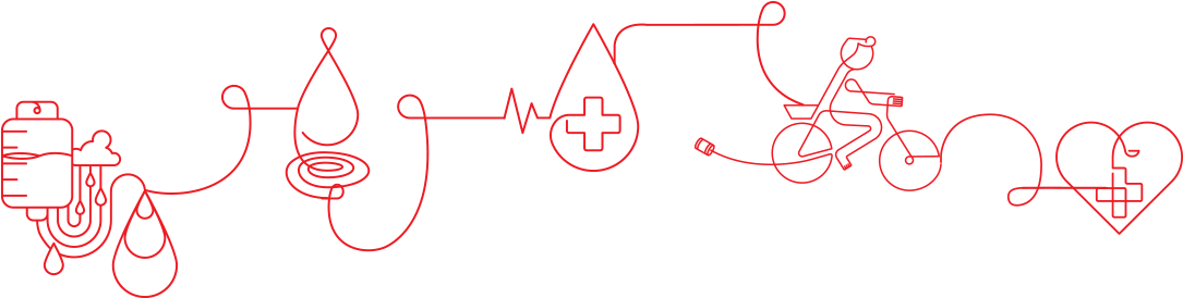 Blood Donation Process Graphic PNG Image