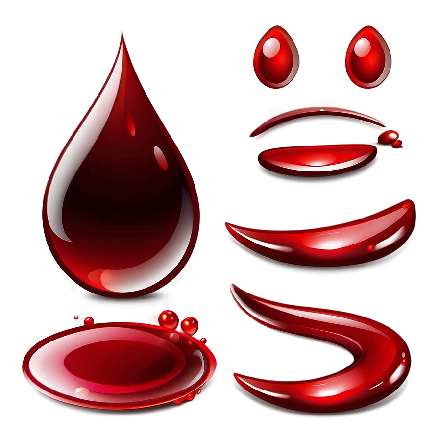 Blood Drop Clipart Png 05252024 PNG Image