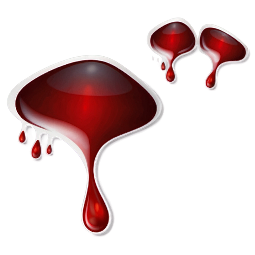 Blood Drop On White Png Che7 PNG Image