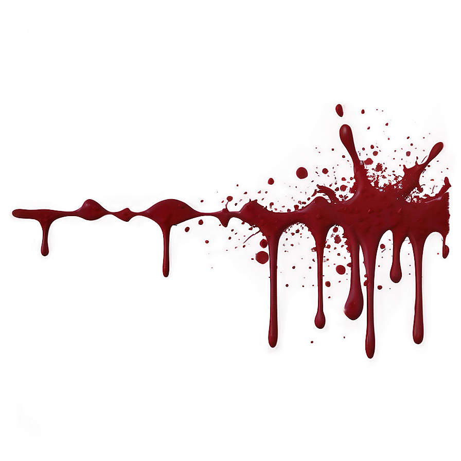 Blood Splatter Illustration Png Ppg59 PNG Image