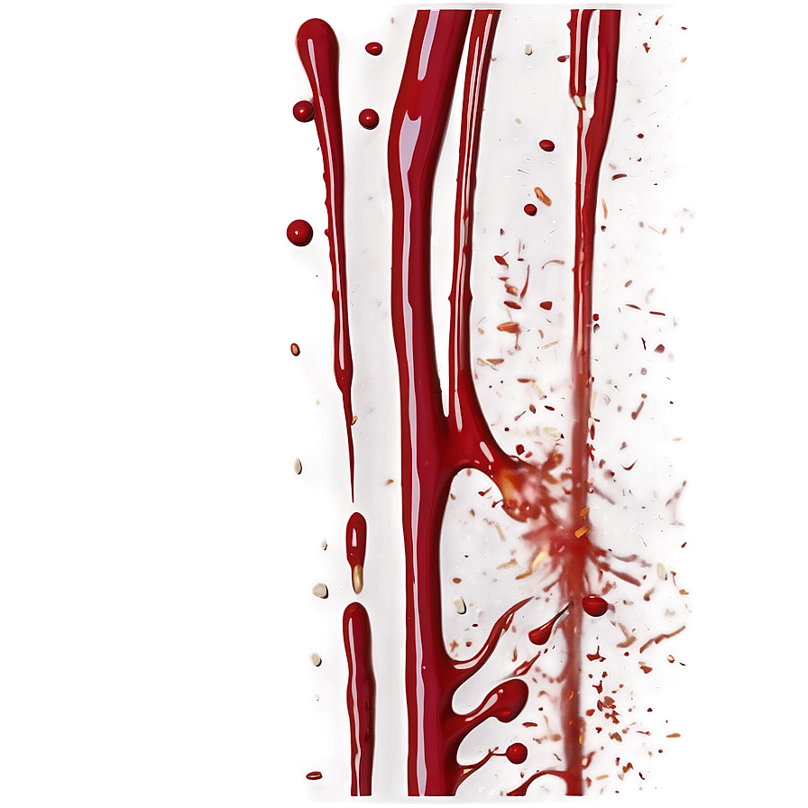 Blood Splatter Transparent Art Ecd PNG Image