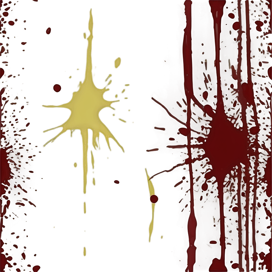 Blood Splatter Transparent For Gaming 5 PNG Image