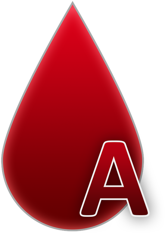 Blood Type A Drop Icon PNG Image