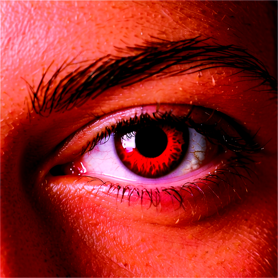 Bloodshot Eye Symptoms Representation Png 06272024 PNG Image