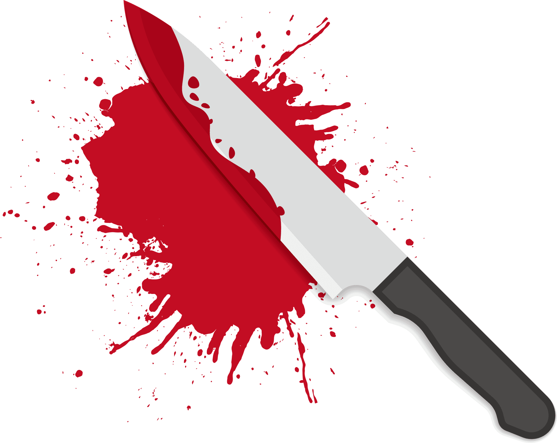 Bloody Knife Illustration PNG Image