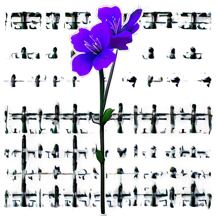 Blooming Flower Stem Png 41 PNG Image