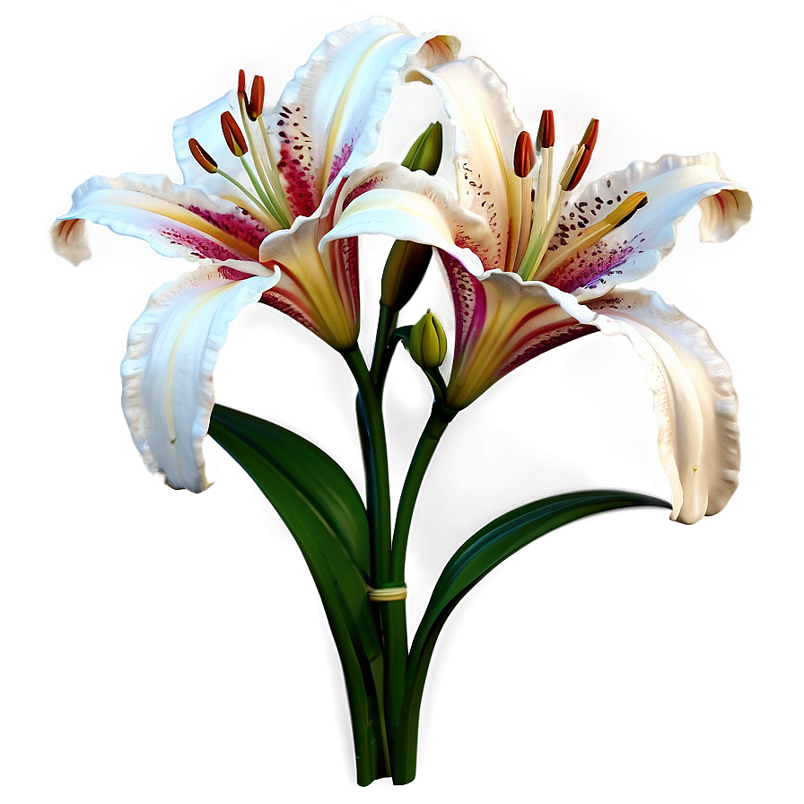 Blooming Lily Flower Png 06272024 PNG Image