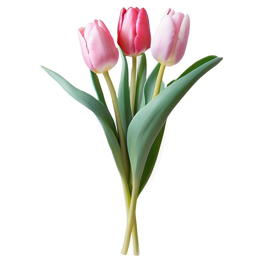 Blooming Tulips Spring Png Upo63 PNG Image