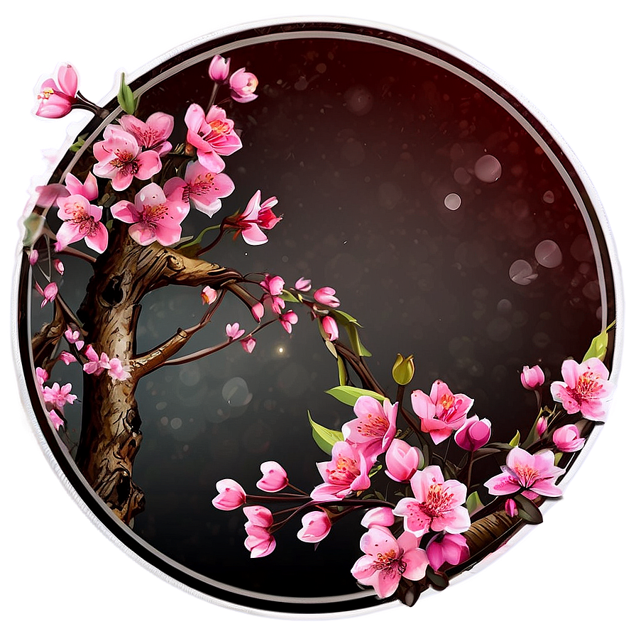 Blossom Sticker Graphic Png Nwa PNG Image