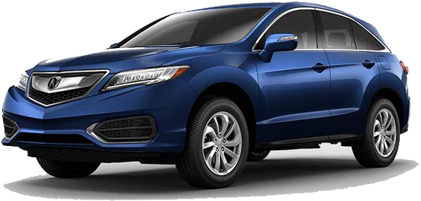 Blue Acura R D X S U V Profile View PNG Image