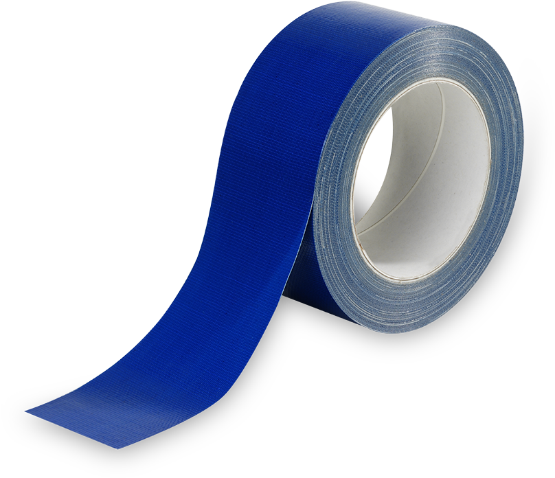 Blue Adhesive Tape Roll PNG Image