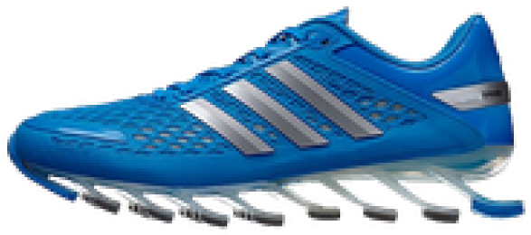 Blue Adidas Springblade Sneaker PNG Image