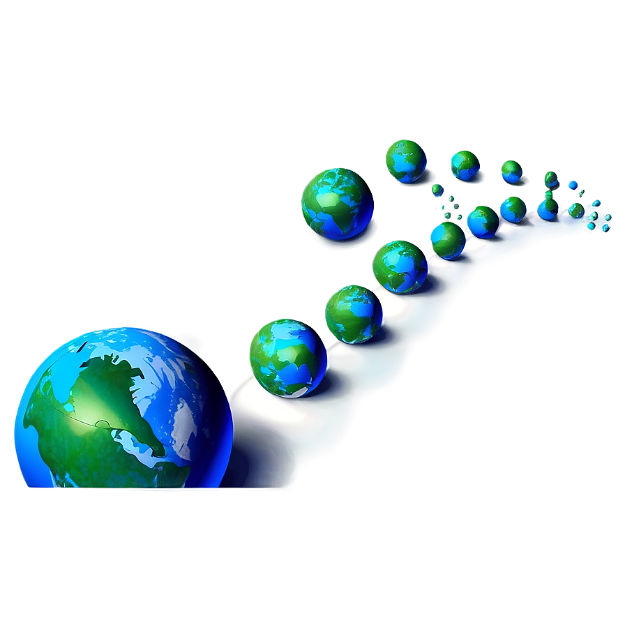 Blue And Green Planet Png Ajx PNG Image