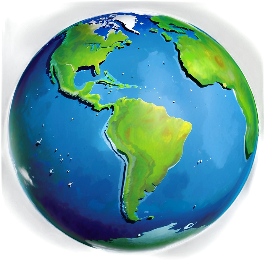 Blue And Green Planet Png Bcc PNG Image