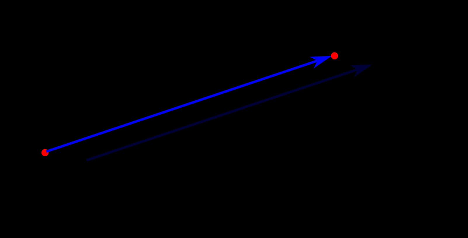 Blue Arrows Black Background PNG Image