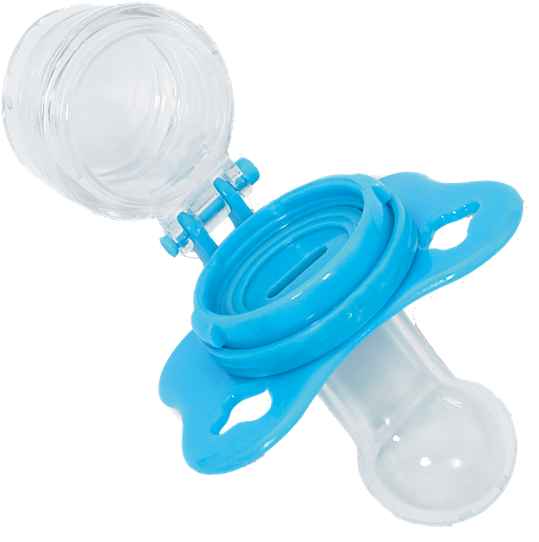 Blue Baby Pacifier Transparent Background PNG Image