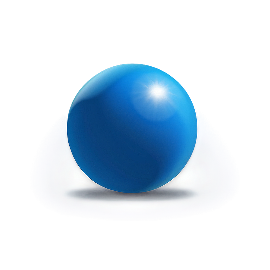 Blue Ball A PNG Image