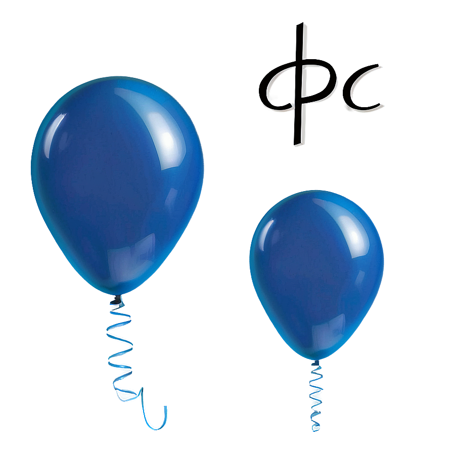 Blue Balloons Png Pjl PNG Image