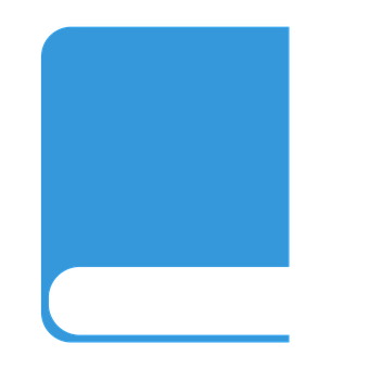 Blue Book Icon PNG Image