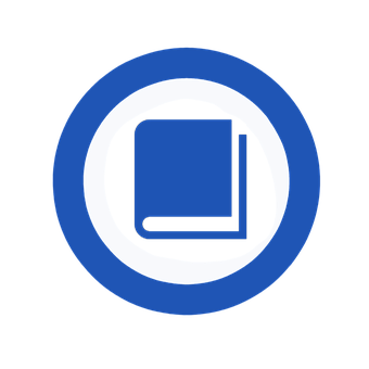 Blue Book Icon PNG Image