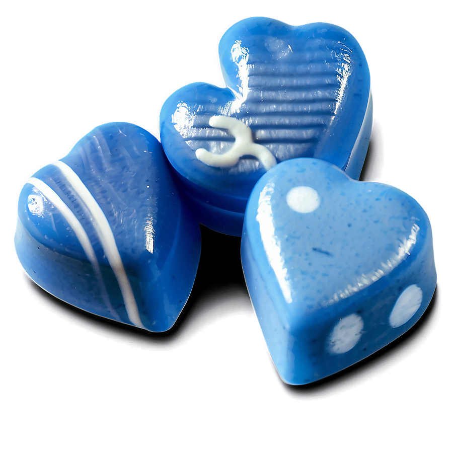 Blue Candy Hearts Png Urr93 PNG Image