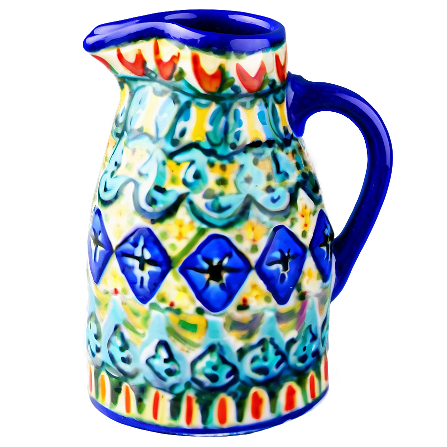 Blue Ceramic Jug Png 06262024 PNG Image